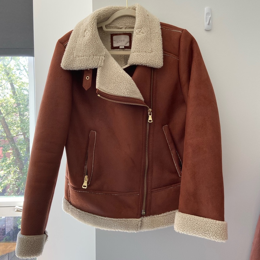 Fuzzy Suede Jacket - image 1